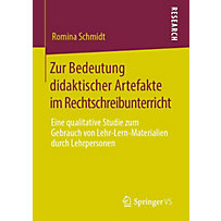 Zur Bedeutung didaktischer Artefakte im Rechtschreibunterricht Zur Bedeutung didaktischer Artefakte im Rechtschreibunterricht